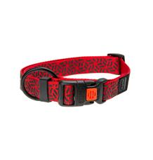 Karlie Obojek ASP Mix&Match červený motiv Grafit velikost L/XL 45-65cm 25mm Karlie Obojek ASP Mix&Match červený motiv Grafit velikost L/XL 45-65cm 25mm