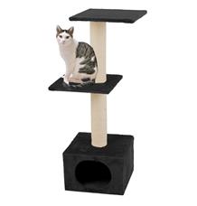 Karlie Škrabadlo pro kočky černé 35x35x103cm 1 ks Karlie Škrabadlo pro kočky černé 35x35x103cm 1 ks