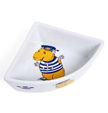 Karlie Keramická rohová miska s motivem hlodavce 12-17cm 250ml Karlie Keramická rohová miska s motivem hlodavce 12-17cm 250ml