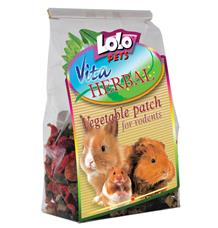 LOLOPets BLOOMY zeleninové chipsy pro hlodavce  100g