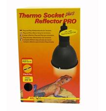 Lucky Reptile Thermo Socket plus Reflector "Plug and Play" Malý bílý s konektorem, V.20 x ø14 cm