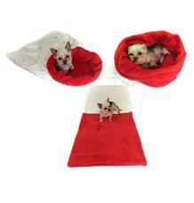 Marysa pelíšek 3v1 pro psy, srdíčka/červený, velikost XL Marysa pelíšek 3v1 pro psy, srdíčka/červený, velikost XL