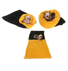 Marysa pelíšek 3v1 pro psy, tmavě šedý/žlutý, velikost XL Marysa pelíšek 3v1 pro psy, tmavě šedý/žlutý, velikost XL