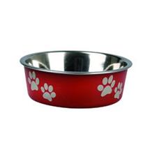 Karlie Miska nerezová s plastovým opláštěním červená 21cm 1500ml Karlie Miska nerezová s plastovým opláštěním červená 21cm 1500ml