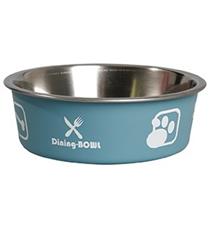 Karlie Miska nerezová s plastovým opláštěním modrá 14cm 450ml Karlie Miska nerezová s plastovým opláštěním modrá 14cm 450ml