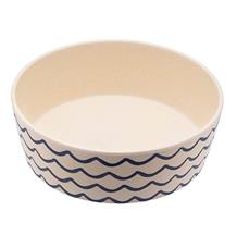 Miska pro psa, BecoBowl - Bambusová-ocean-waves-L Miska pro psa, BecoBowl - Bambusová-ocean-waves-L