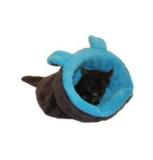 Marysa pelíšek 2v1 pro štěňátka/koťátka, MYŠÁK, modrý/černý Marysa pelíšek 2v1 pro štěňátka/koťátka, MYŠÁK, modrý/černý