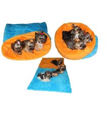 Marysa pelíšek 3v1 MAX - modrý/oranžový Marysa pelíšek 3v1 MAX - modrý/oranžový