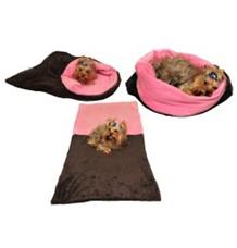 Marysa pelíšek 3v1 pro psy, tmavě šedý/světle růžový, velikost XL Marysa pelíšek 3v1 pro psy, tmavě šedý/světle růžový, velikost XL