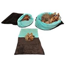 Marysa pelíšek 3v1 pro psy, tmavě šedý/tyrkysový, velikost XL Marysa pelíšek 3v1 pro psy, tmavě šedý/tyrkysový, velikost XL