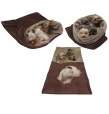 Marysa pelíšek 3v1 pro psy, tmavě hnědý/béžový, velikost XXL Marysa pelíšek 3v1 pro psy, tmavě hnědý/béžový, velikost XXL