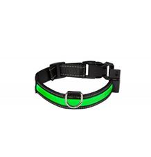 Svítící obojek , L, zelený Svítící obojek , L, zelený