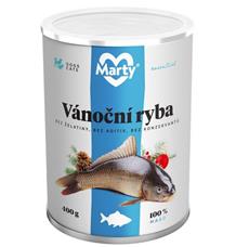MARTY konz. pro psy a kočky - vánoční ryba 400 g