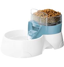Fontánka Pet Feeder s miskou pro krmení EBI modrá 28x19