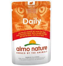 Almo Nature Daily Menu cat kaps. Kuře a hovězí 