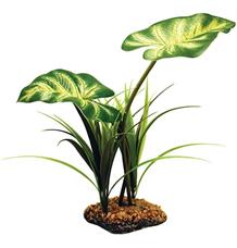 Dekorace umělá rostlina - list Broadleaf Canopy Komodo 26cm