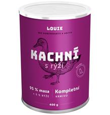 Louie konz. pro psy kachní s rýží 1200 g Louie konz. pro psy kachní s rýží 1200 g