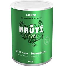Louie konz. pro psy krůtí s rýží 1200g Louie konz. pro psy krůtí s rýží 1200g