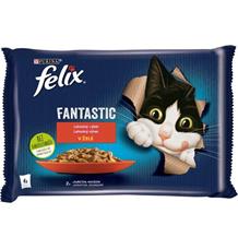 Felix cat kaps.-Fant.Multipack masový výběr v želé 4 x 85 g Felix cat kaps.-Fant.Multipack masový výběr v želé 4 x 85 g
