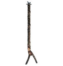 Bidýlko pták přírodní Y s vrutem 40cm Flamingo