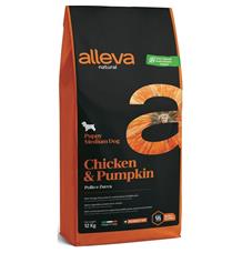 ALLEVA NATURAL Dog Dry Puppy Chicken&Pumpkin Medium 2x12 kg ALLEVA NATURAL Dog Dry Puppy Chicken&Pumpkin Medium 2x12 kg