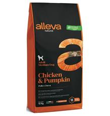 ALLEVA NATURAL Dog Dry Adult Chicken&Pumpkin Medium 2kg ALLEVA NATURAL Dog Dry Adult Chicken&Pumpkin Medium 2kg