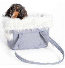 Transp.taška textil Elegance LUX šedá 40cm Transp.taška textil Elegance LUX šedá 40cm