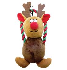 Hračka plyš+provaz Rope Arms vánoční sob HP Hračka plyš+provaz Rope Arms vánoční sob HP