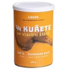 Louie konz. pro psy 1/4 kuřete 400 g Louie konz. pro psy 1/4 kuřete 400 g