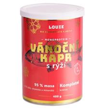 LOUIE konz. pro psy Vánoční kapr 400 g 