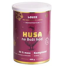 LOUIE konz. pro psy Husa na boží hod 400 g 