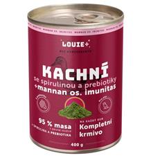 Louie konz.pro psy kachna, spirul.,prebiotika 400g Louie konz.pro psy kachna, spirul.,prebiotika 400g