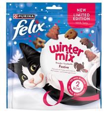 Felix snack cat -Winter Mix krůta a brusinky 