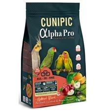 Cunipic Alpha Pro papoušek střední Natural 