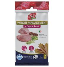 N&D QUINOA Dog Dental Snack Weight Lamb Medium & Maxi 