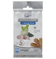 N&D WHITE Dog Dental Snack Sea Bass Medium & Maxi 100 g