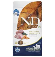 N&D BROWN Dog GF Lamb, Spirulina & Carrot Adult Medium & Maxi  2kg