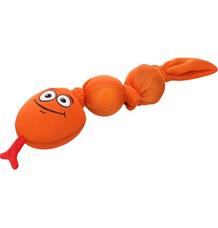 Hračka textil do vody Snala had 47cm oranžová Flamingo