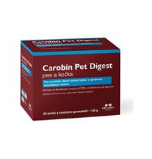 Carobin Pet Digest Pes a kočka 30 sáčků s chutným práškem - efektivní podpora trávení