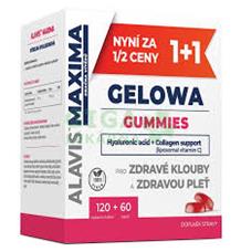 ALAVIS MAXIMA Gelowa Gummies jahoda  120tbl+60cps