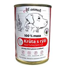 All Animals DOG Krůtí mleté s rýží 400g All Animals DOG Krůtí mleté s rýží 400g
