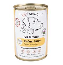 All Animals DOG kuřecí kousky 400 g All Animals DOG kuřecí kousky 400 g