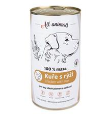 All Animals DOG kuřecí mleté s rýží 1200g All Animals DOG kuřecí mleté s rýží 1200g