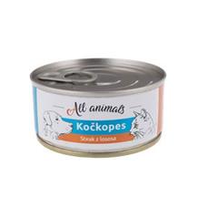 All Animals kočkopes steak z lososa