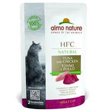 Almo Nature cat kaps. Natural-tuňák a kuře 55g