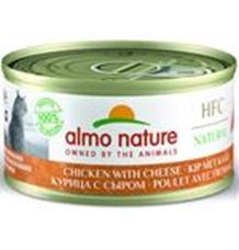 Almo Nature cat konz. Natural-kuře se sýrem 