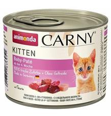 ANIMONDA konzerva CARNY BABY PATÉ hovězí, kuřecí 200 g ANIMONDA konzerva CARNY BABY PATÉ hovězí, kuřecí 200 g