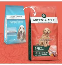 Arden Grange Dog Puppy/Junior rich in fresh Chick.