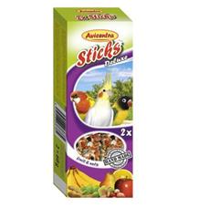 Avicentra tyčinky malý papoušek - ovoce+ořech 2 ks Avicentra tyčinky malý papoušek - ovoce+ořech 2 ks