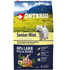 ONTARIO Senior Mini Lamb & Rice 0,75 kg ONTARIO Senior Mini Lamb & Rice 0,75 kg